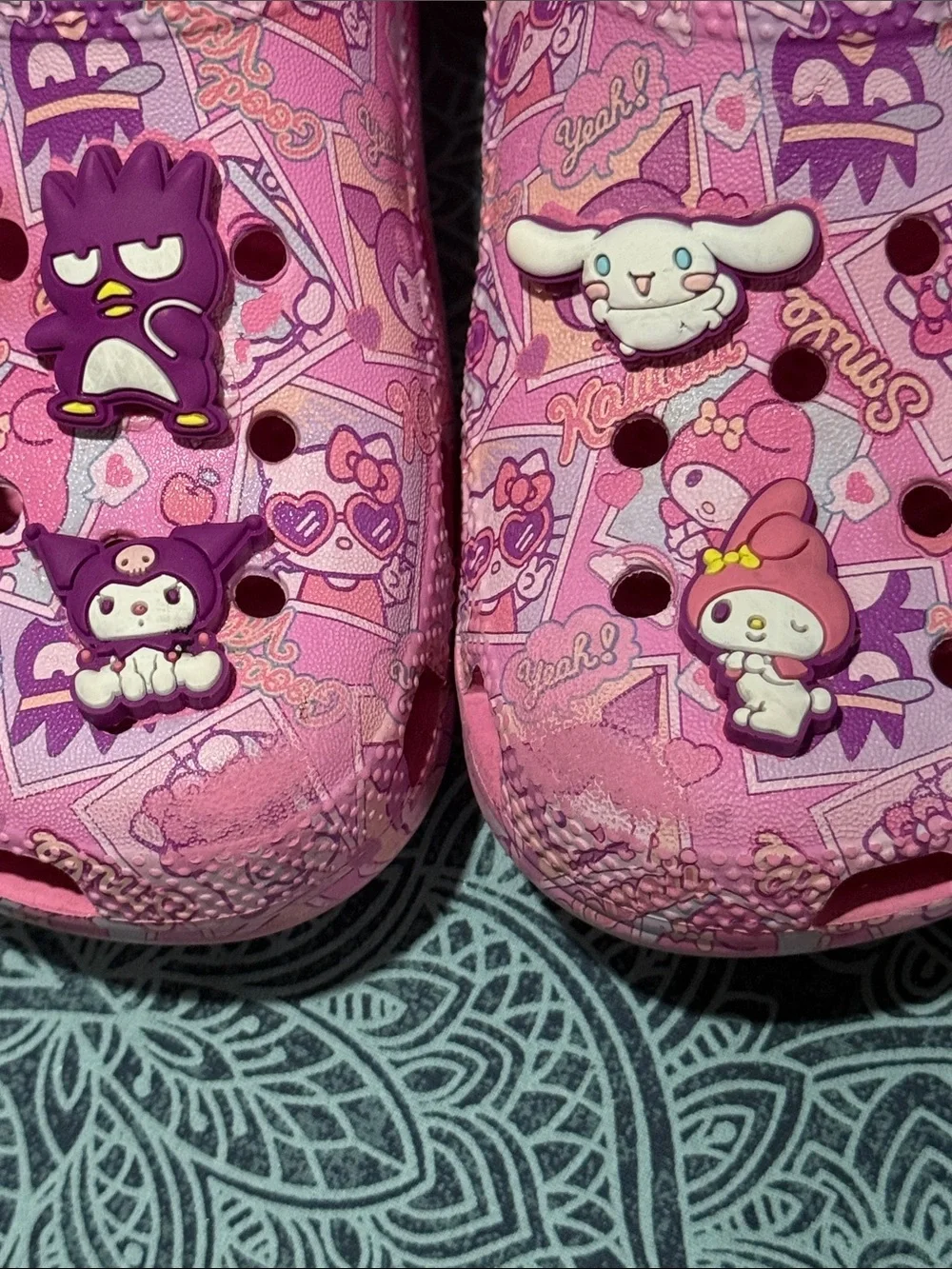 Sanrio Hello Kitty & Friends Pink Kids' Crocs with Jibbitz